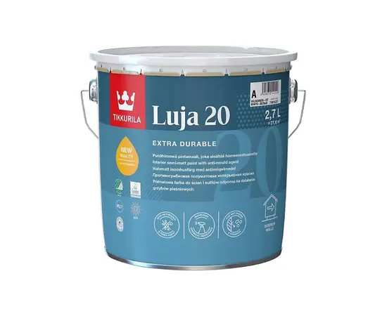 Краска интерьерная Tikkurila Luja 20 New A 2.7 л