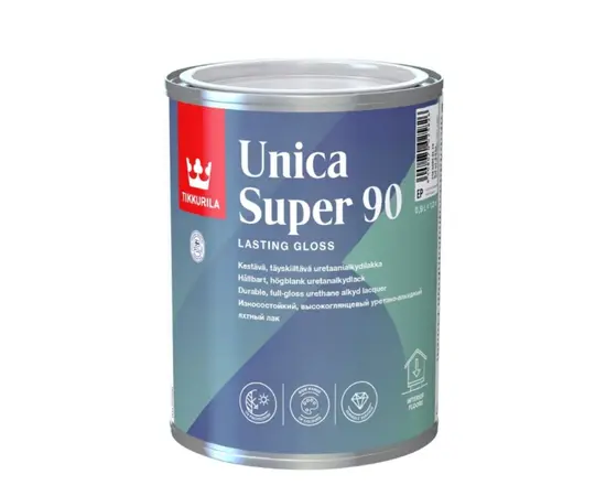 საღებავი რთული ზედაპირებისთვის Unica Super 90 gloss lacquer A 0,9 ლ