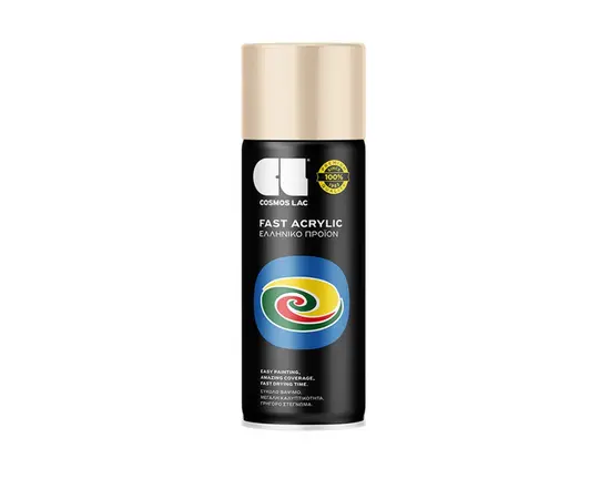 Краска аэрозольная Cosmos Lac FAST ACRYLIC RAL1015 слоновая кость 400 мл