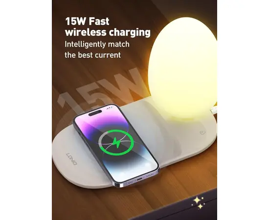 Wireless charging desk lamp LDNIO 15W Y3