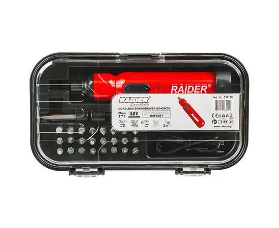 Отвертка аккумуляторная Raider RD-CSC05