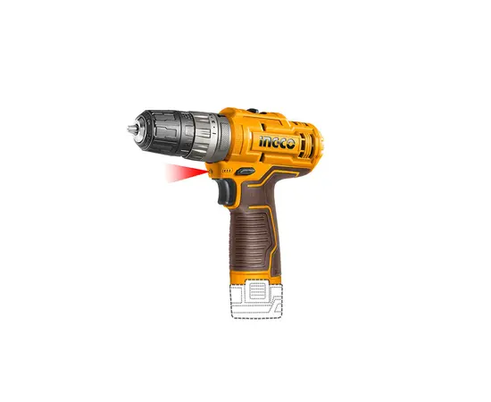 Шуруповерт аккумуляторный каркас Ingco CIDLI12202 12 V