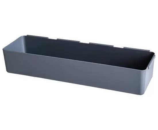 Food storage box universal Aleana gray matte 254х73х45mm