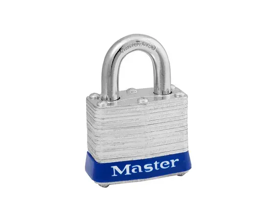 Замок навесной Masterlock 40 mm - 19 mm дужка (3EURD) серебристый