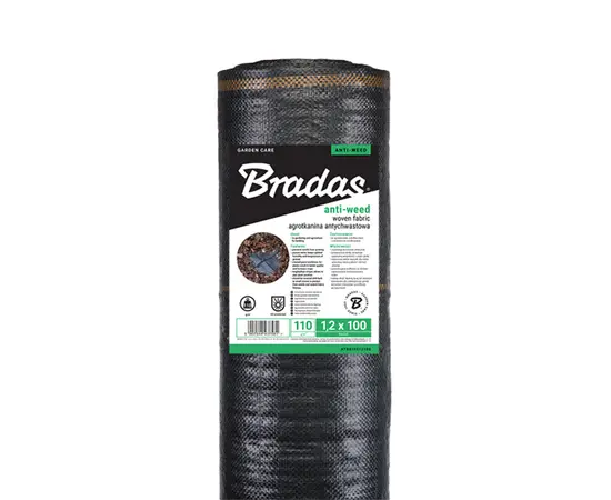 Агротекстиль черный Bradas 110g 1.6x100 м