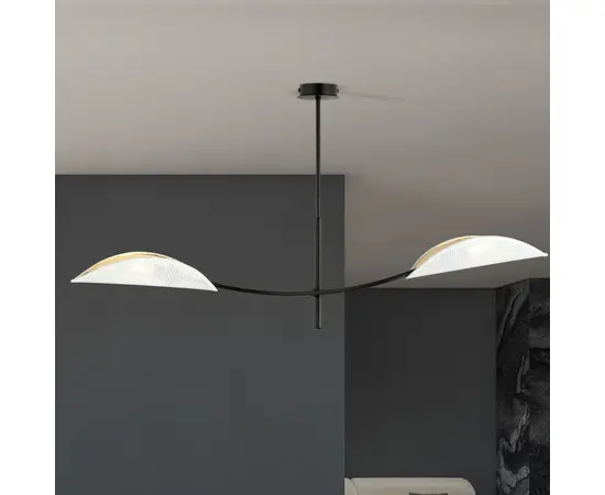 Chandelier EMIBIG LOTUS 2 E14 2x MAX 40W white gold