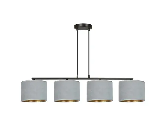 Pendant EMIBIG Hilde 4 E27 4x MAX 60W gray