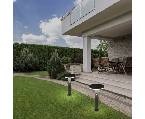 Luminaire with solar cells and motion sensor Rabalux Alaska LED 10W 4000K IP44 77018