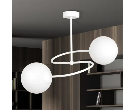 Chandelier EMIBIG SELBI 2 E14 2x MAX 40W white