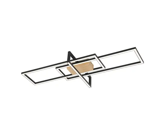 ჭაღი Rabalux ASHTON LED 35W 3000K 1800Lm შავი 6814