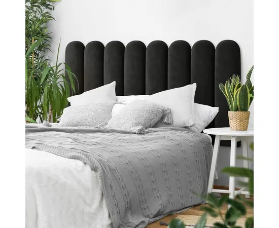 Wall soft panel VOX Profile Oval 15x60 cm black