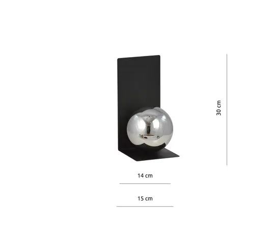 Бра EMIBIG FORM 6 E14 1x MAX 60W черный