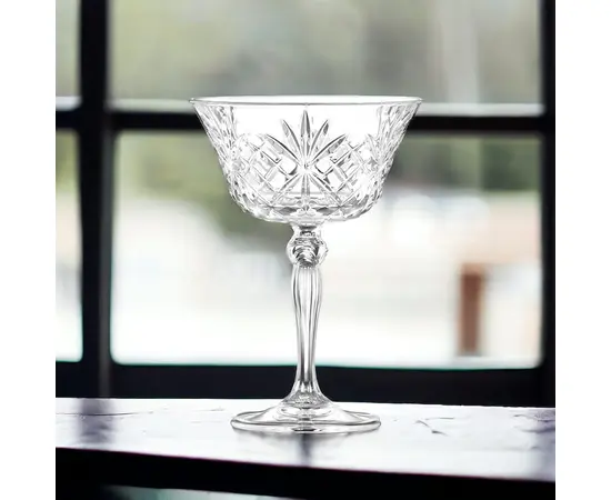 Champagne glass RCR MELODIA 212464 6pcs 260ml
