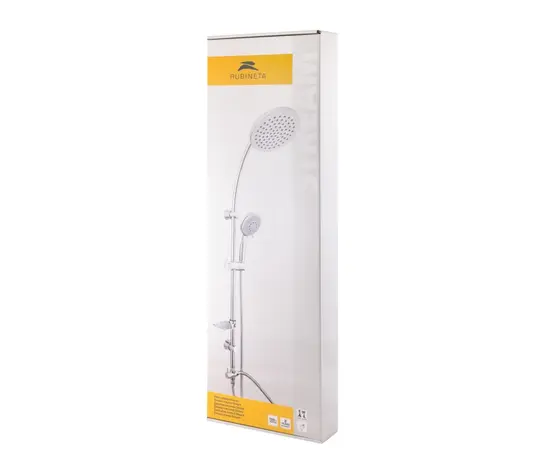 Shower system Rubineta Olo BK Thermo 15 BK