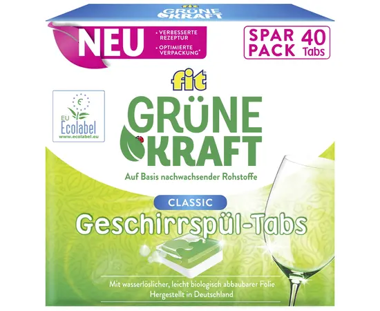ჭურჭლის სარეცხი მანქანის აბები Grune Kraft 36 ც