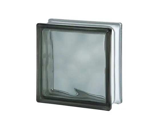 მინა ბლოკი INVESTMENT GREY WAVE 19x19x8