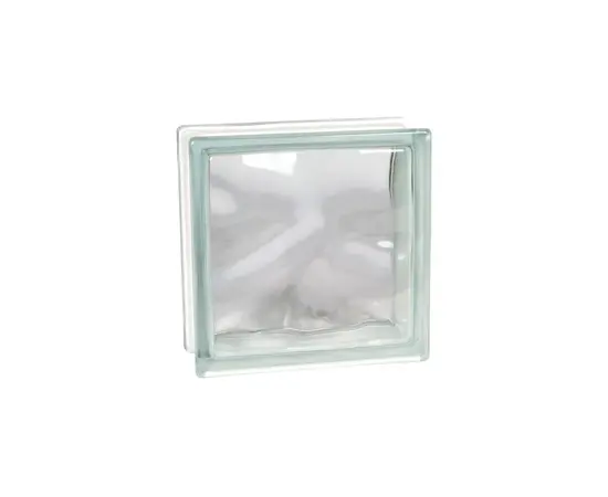 მინა ბლოკი Green Nest Clear Cloudy 190x190x80 მმ