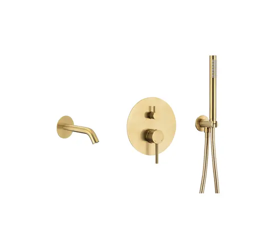 Bathtub mixer KFA Moza Gold 5039-401-31 built-in