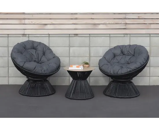 Garden furniture set table and 2 chairs