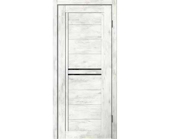 Door block Fly Doors PVC BARN B06 alpine fir 36x800x2150 mm black glass