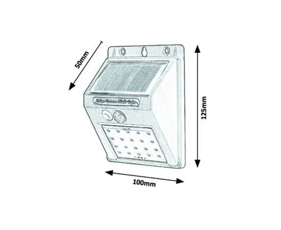 Solar lamp Rabalux Ostrava 7880 LED IP44 1.3W