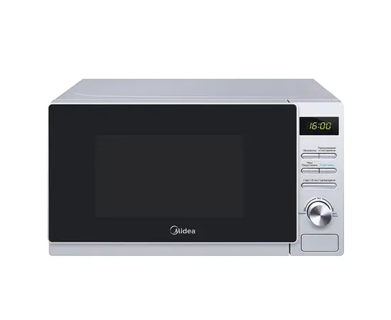 Микровалновая печь серебристая Midea 20 л
