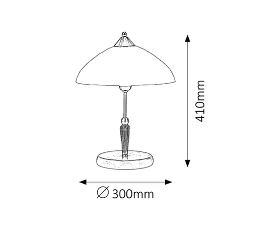Table lamp Rabalux Regina 8172 E14 1X MAX 40W
