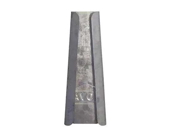 Fixing bracket for downspout square pipe dark chocolate