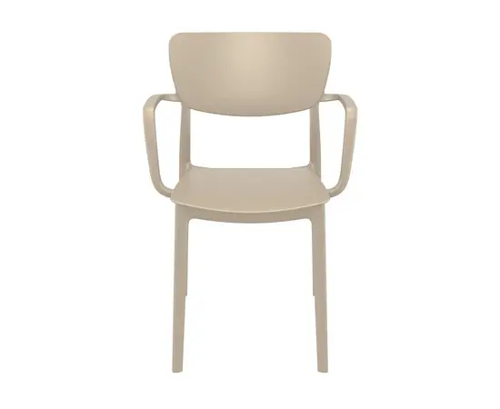 Armchair gray-brown Lisa 82x53x54 cm