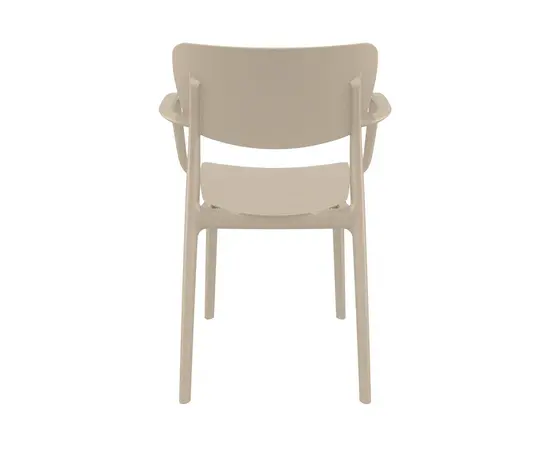 Armchair gray-brown Lisa 82x53x54 cm