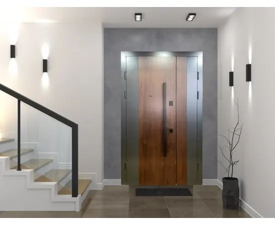 Metal door external opening SL15 Left 1200x2200mm 1.5/1.0mm MDF 10/10mm