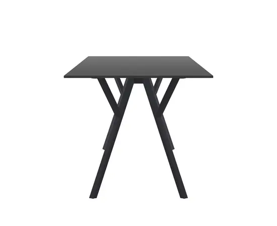 Table black MAX DÉCOR 74x140x80 cm