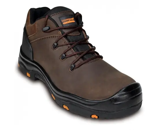 Shoes leather brown protected S3 , COVERGUARD  S-44
