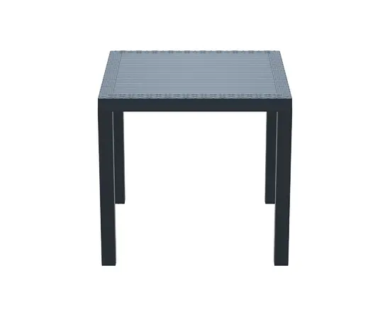 Table dark gray Orlando 75x80 cm