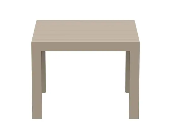 Table taupe Vegas 100x140x75 cm
