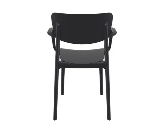 Armchair black Lisa 82x53x54 cm