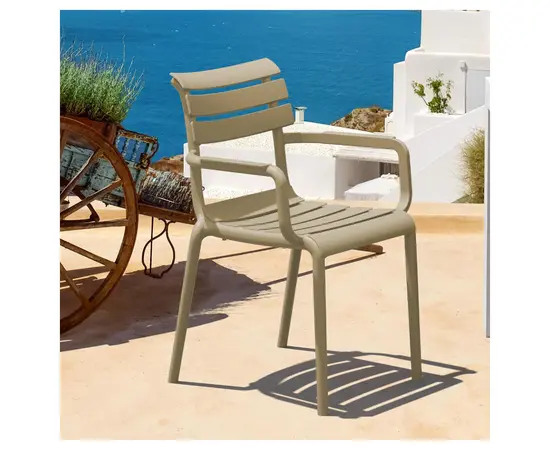 Armchair Paris 84x59x58 cm gray-brown