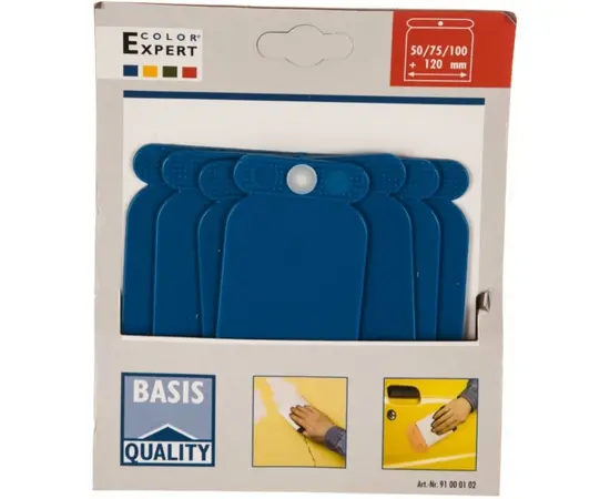Plastic putty knives set Color expert 91000102 4 pcs