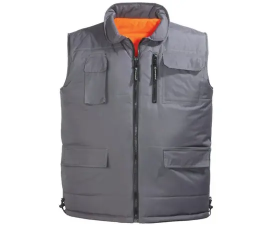Warm double-sided waistcoat Coverguard 7HWGO XL orange
