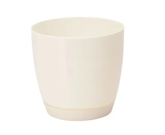 Plastic flower pot FORM PLASTIC Toscana round 0742-001 Ø15 cream