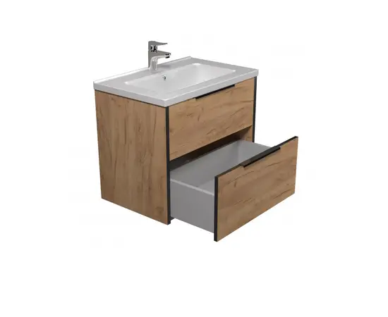 Тумба для ванной с умывальником LINE Craft 70-А wood Rodeo 70 см