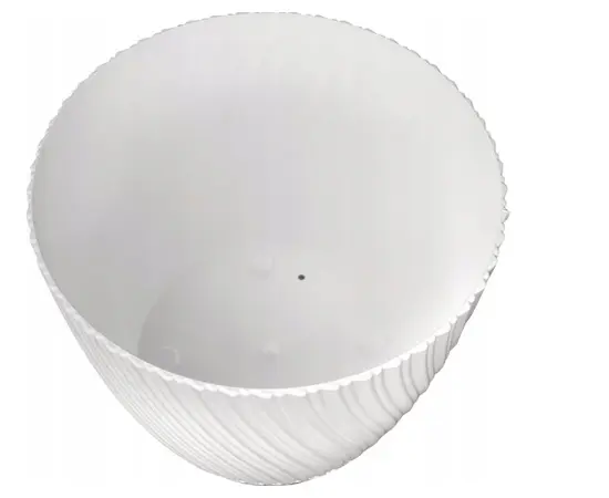 საყვავილე ქოთანი სადგამით FORM PLASTIC Mika 19 თეთრი