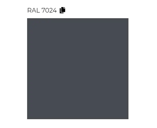Полотенцесушитель Terma ZIGZAG Ral 7024 Soft (SX) 1070x500 мм
