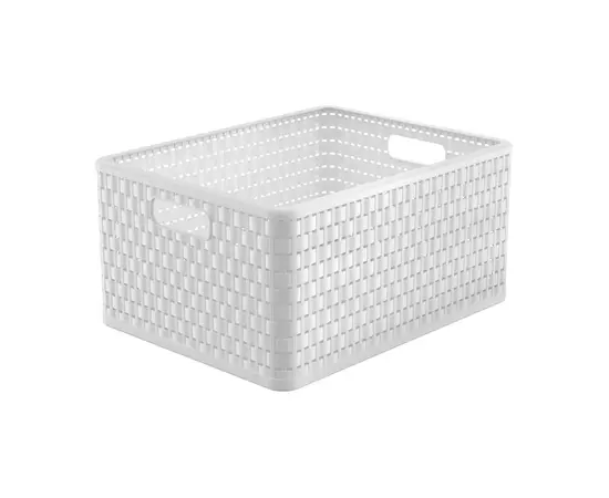 Basket Rotho A4 plus 28l COUNTRY white