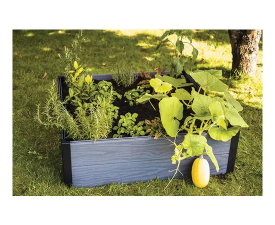 ქოთანი ყვავილის Keter Maple DRWGRY-EE STD Cu 249298 106x106x32 სმ
