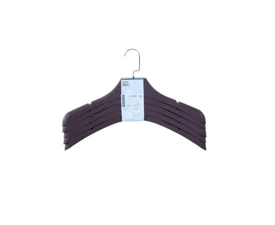 Clothes hanger Aleana 45x8cm 5pcs dark brown