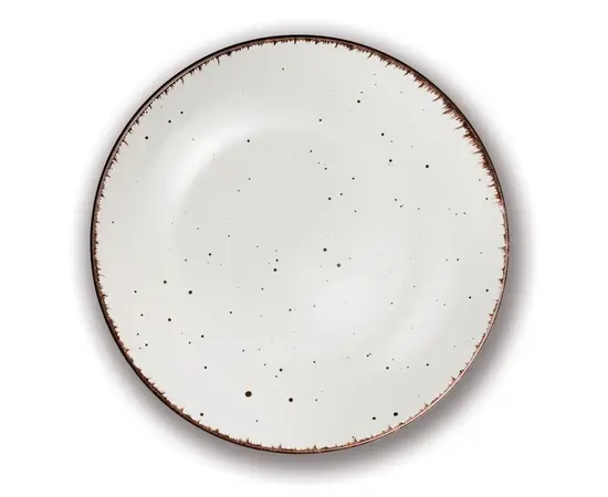 Dinner plate Nature Look 413932 dark white 26,5cm