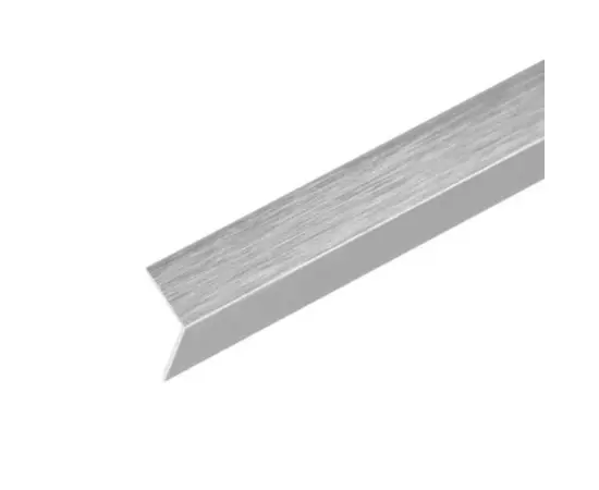 Aluminum corner Arcansas silver gloss 2600X15X15 mm