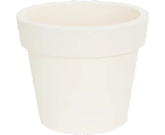 პლასტმასის ქოთანი Aleana Gamma 32x27სმ თეთრი ვარდი 12 L