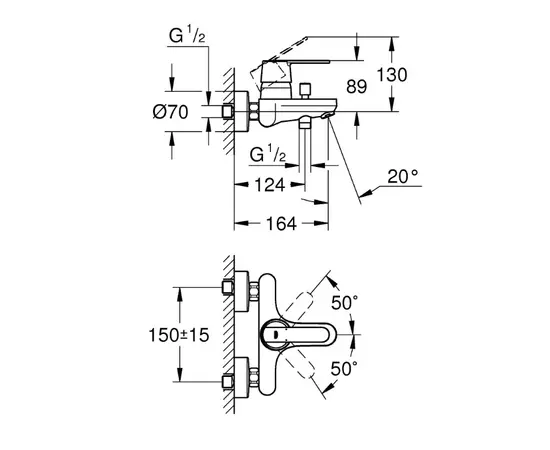 Shower mixer Grohe GET OHM EXPOSED 32887000